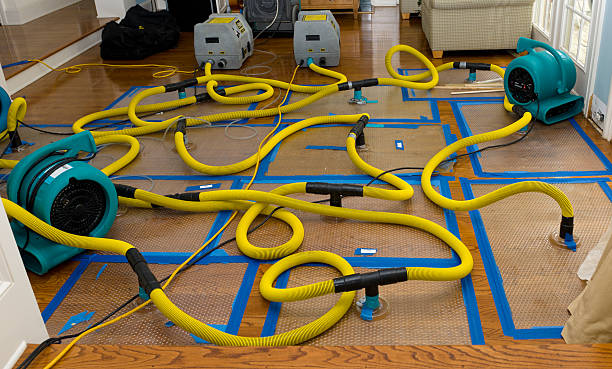 Professional Crawl Space Water Removal technician working in Oakfield, WI